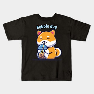 bubble dog Kids T-Shirt